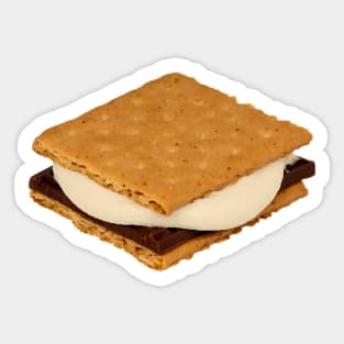 S'more Campfire Dessert Design Sticker